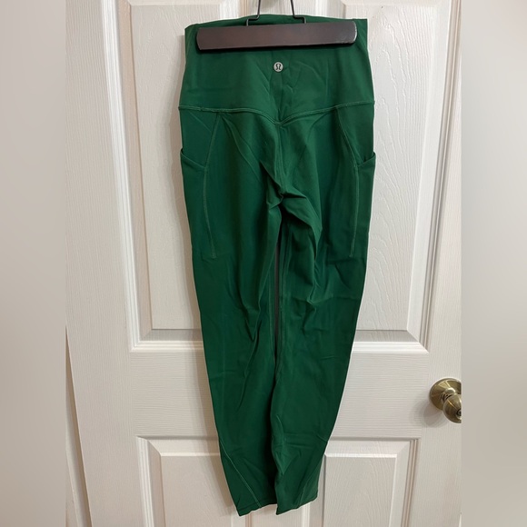 Lululemon Align HR Tight - 25” with side pockets - Size 4 - Evergreen - Picture 2 of 5